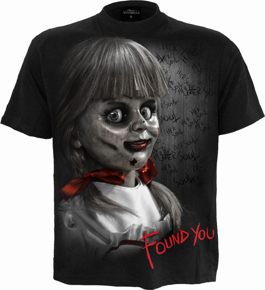 Spiral Annabelle - FOUND YOU Herren T-Shirt - Schwarz